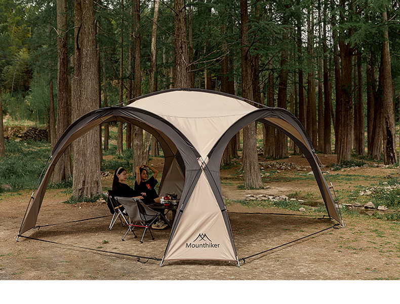 Cheap Goat Tents MOUNTAINHIKER 8 10Person Outdoor Camping Dome Tents Light Luxury Round Big Canopy Large Awning Pergola Tent   